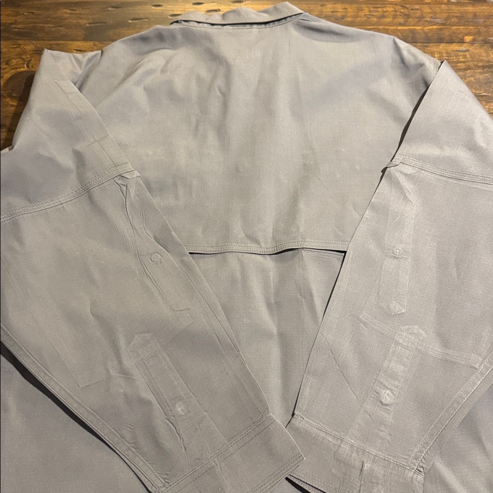 5.11 Tactical Gray Button Down Shirt-XXL - Picture 7 of 11